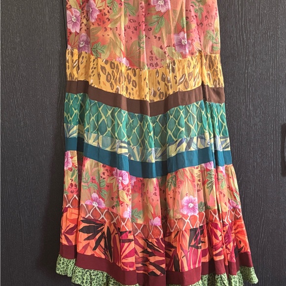 Floral Multicolor Skirt - Picture 2 of 4